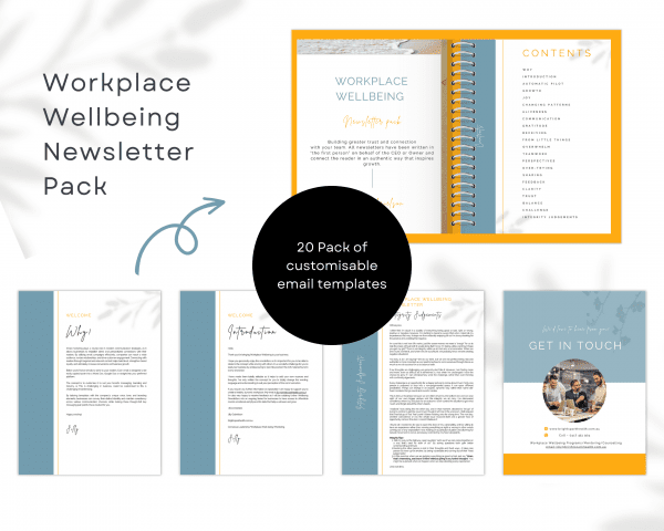 Workplace Wellbeing Newsletter Pack